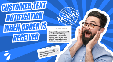 Notifications - order updates